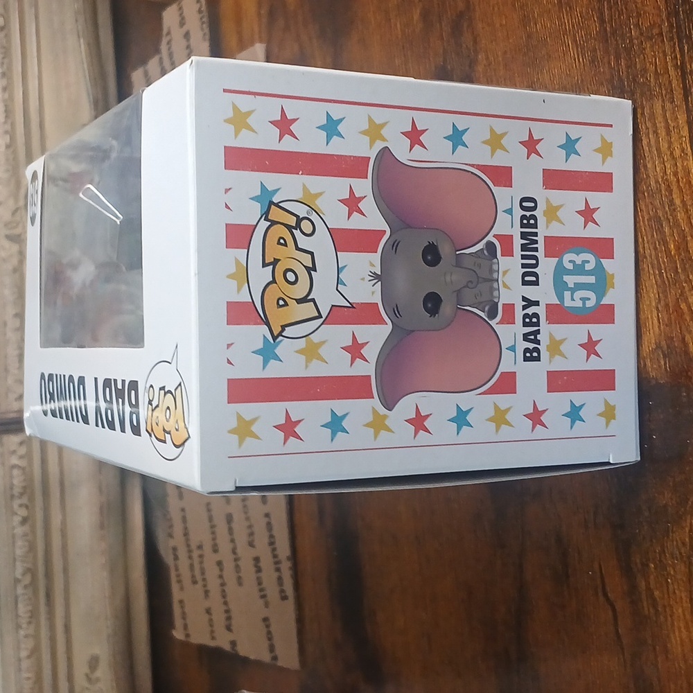 Funko Baby Dumbo Vinyl Figure with Gray and Pink Accents - Picture 4 of 7